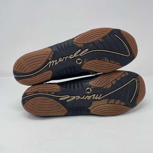 Merrell Barrado Black Mesh Zip Up Slip On Performance Minimalist Shoes J73426 10 - Picture 8 of 9